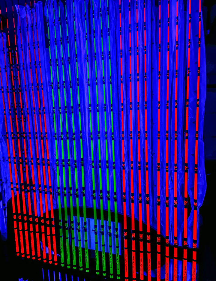 7'6" Medium-Heavy Spinning UV-GLOW Rod